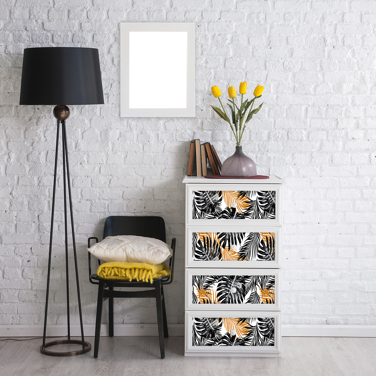 Sticker meuble tropical Hao 40 x 60 cm