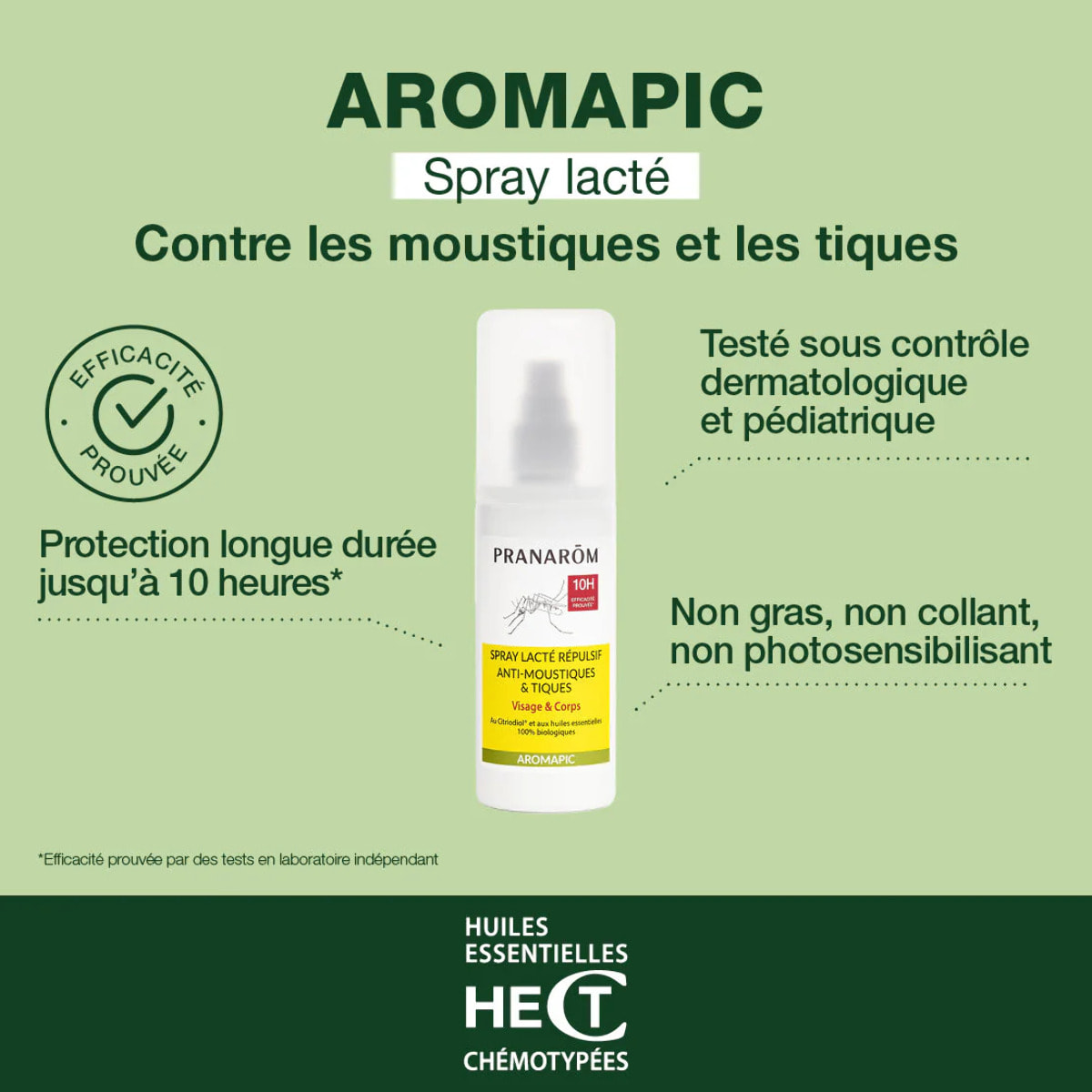Pranarom - Spray répulsif anti-moustiques et tiques + roller après-piqûres - Bio - PROMO