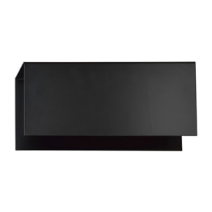 Lampada a parete GENTOR in acciaio nero opaco