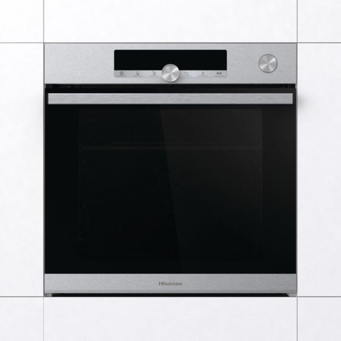 Four encastrable fonction vapeur HISENSE O634PX - Pyrolyse - Chaleur tournante - Vapeur - Porte froide - Rails télescopiques