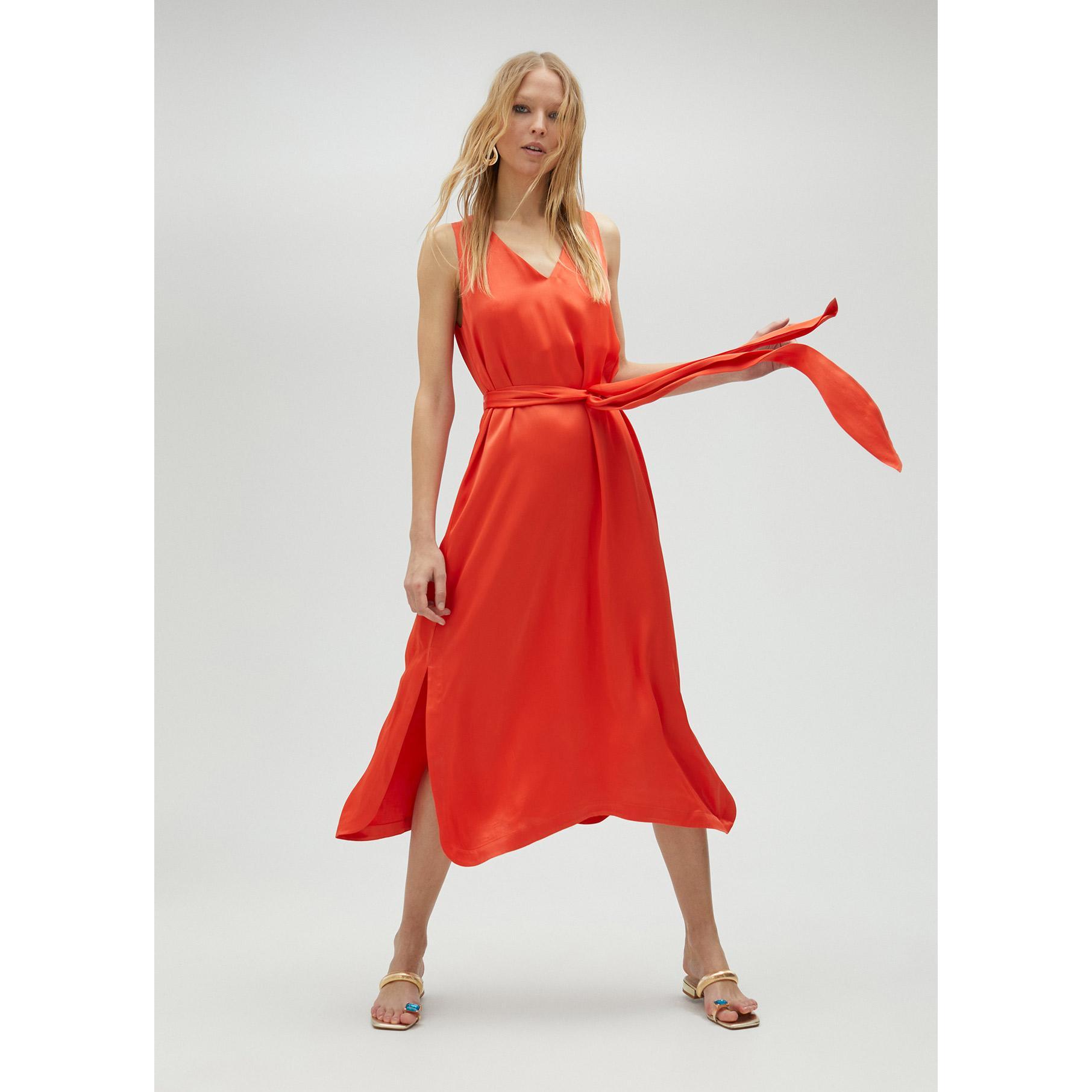 Vestito midi con spalline