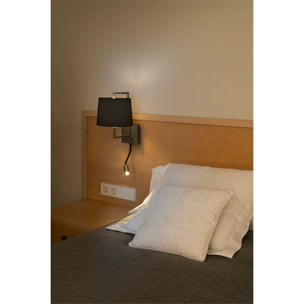 FRAME Lampe applique vieil or/black avec lecteur LED