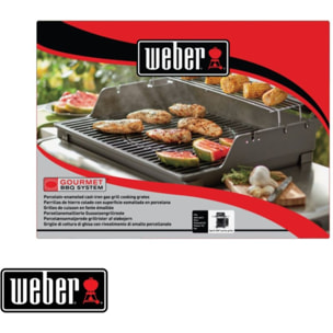 Grille barbecue WEBER GBS BBQ System en fonte pour Spirit 300