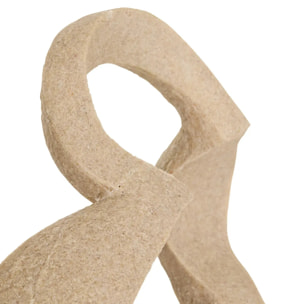 Objet décoratif organique Salma 22,5x13x43,5cm beige