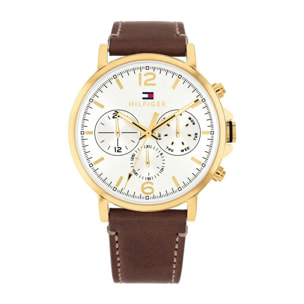 Reloj Tommy Hilfiger 1710702 Hombre Analogico Cuarzo con Correa de Cuero