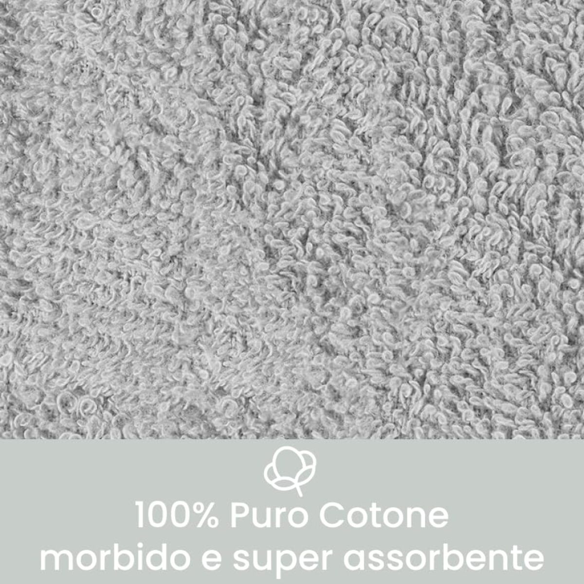 INTRECCI Telo Mare in Spugna, Asciugamano da Spiaggia Grande, 75x190 cm, Telo Mare Lettino con Tasche Portaoggetti e Bottoni, 100% Cotone, Morbido, Assorbente, Asciuga Rapidamente, Colore: Grigio