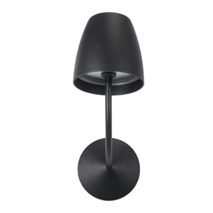 Forlight Eclipta II aplique negro con luz led blanco cálido 3000K