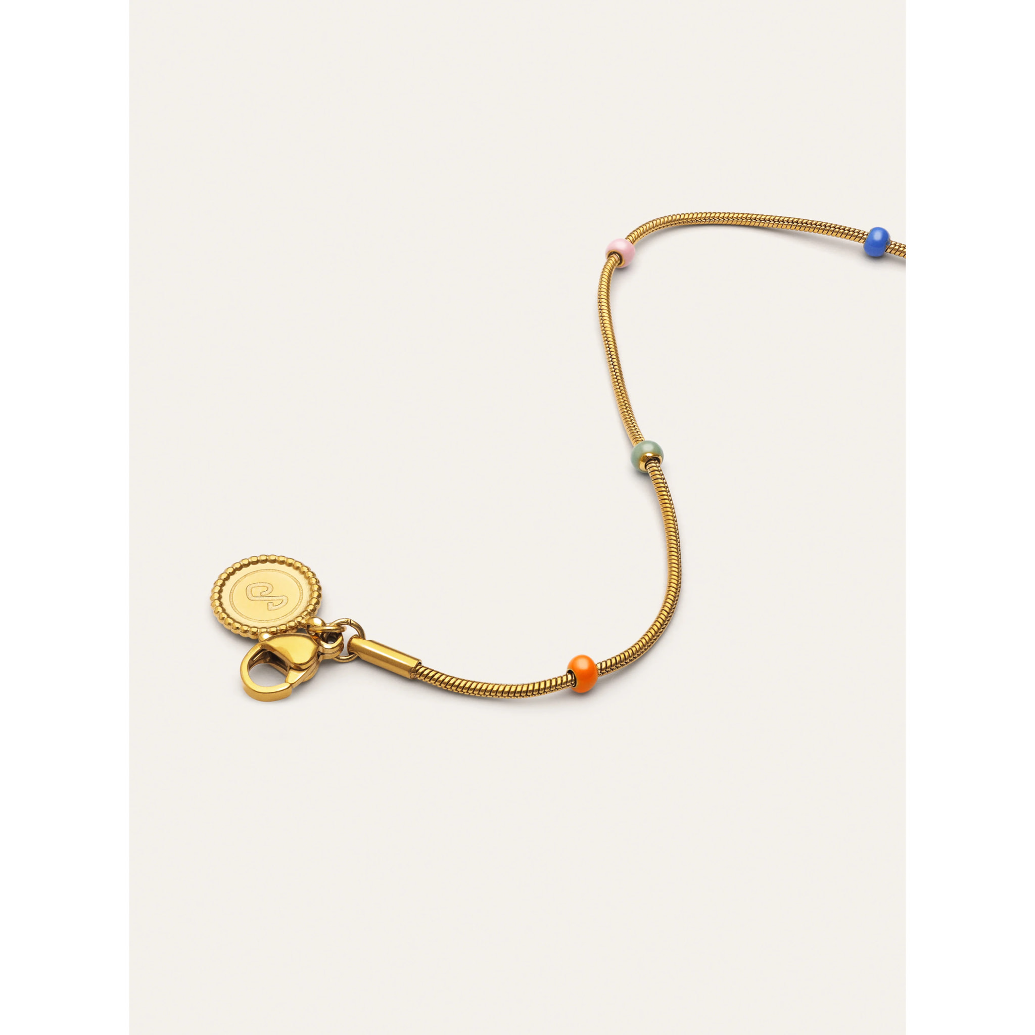 Collana Carla Enamel Acciao Placcato Oro