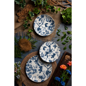 Service assiettes 12 pièces Excelsa – Colibri, Céramique Multicolore