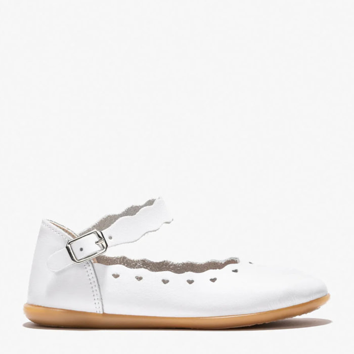 Ballerine da bambina con fibbia bianca