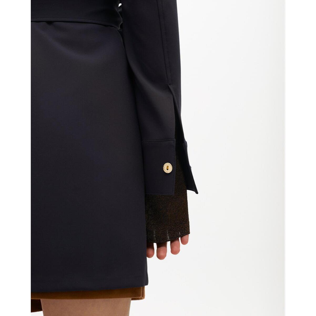 Abito Camicia Corto con Tasche e Cintura