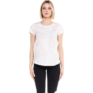 Camiseta de manga corta de mujer Chic Boxing floral pattern