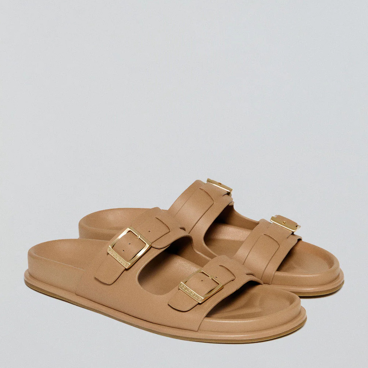 Sandali Blake cammello bio con fibbie