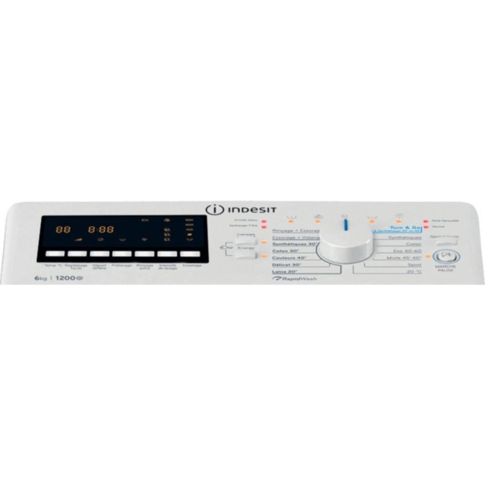 Lave linge top INDESIT BTWHS6261FR