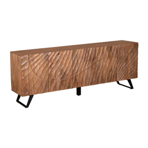 CREDENZA IN LEGNO DI MANGO 5 ANTE