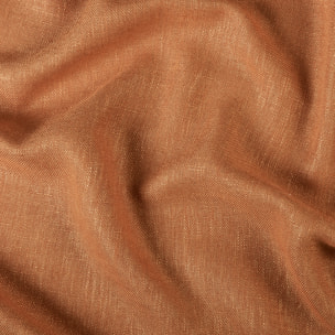 Rideau tamisant aspect flammé - Marron Brun