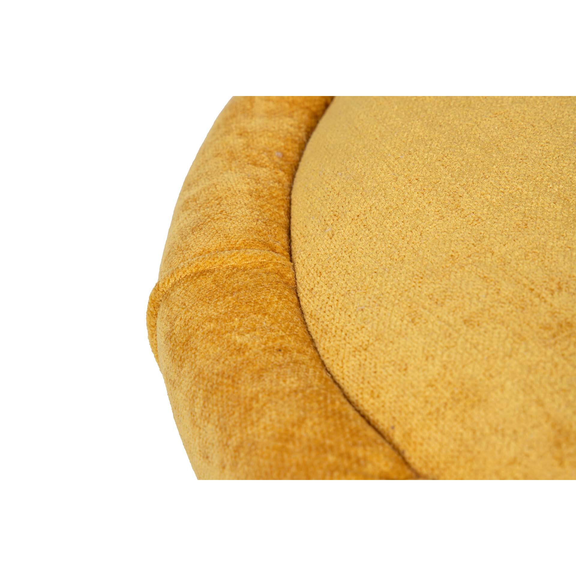 Puff Velvet Verde Amarillo 40x40x44 Cm