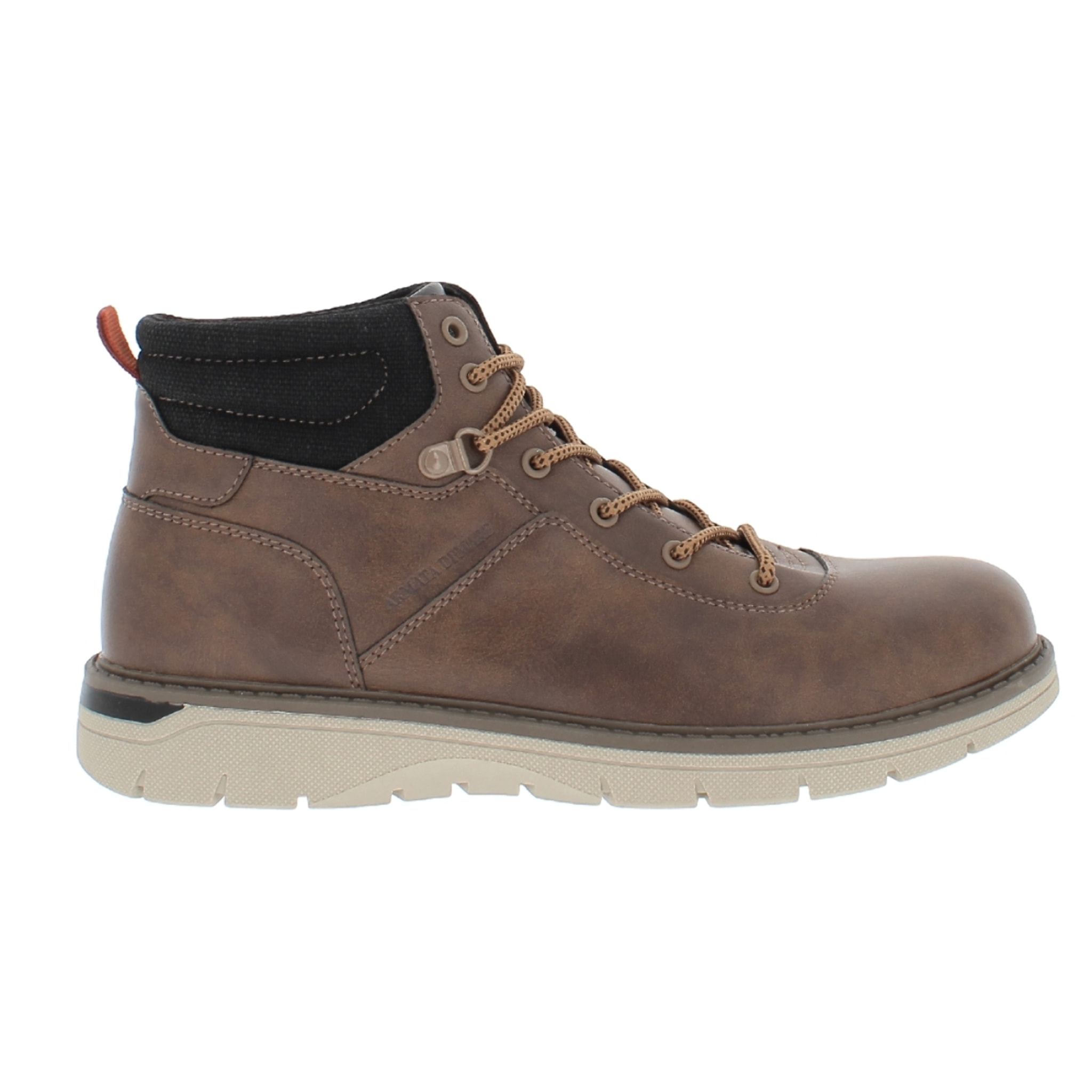 Armata di Mare Scarpe Polacco Uomo Stivaletti Casual con Soletta Rimovibile in Memory Foam AMU W24M614 Dk Brown