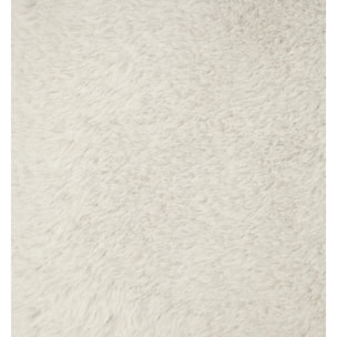 Pouf pliant "Ezzio" - bois - blanc