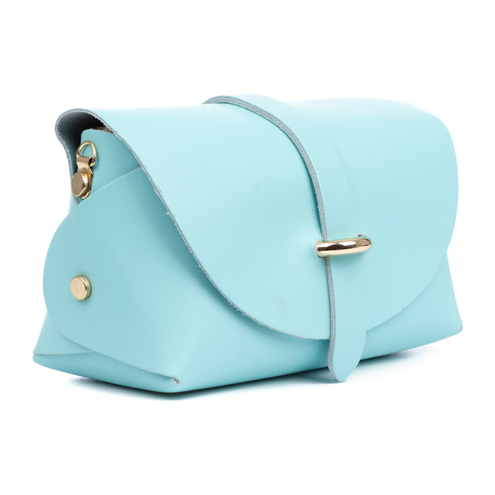 Aurora Bolso bandolera Mujer. Piel auténtica Ruga