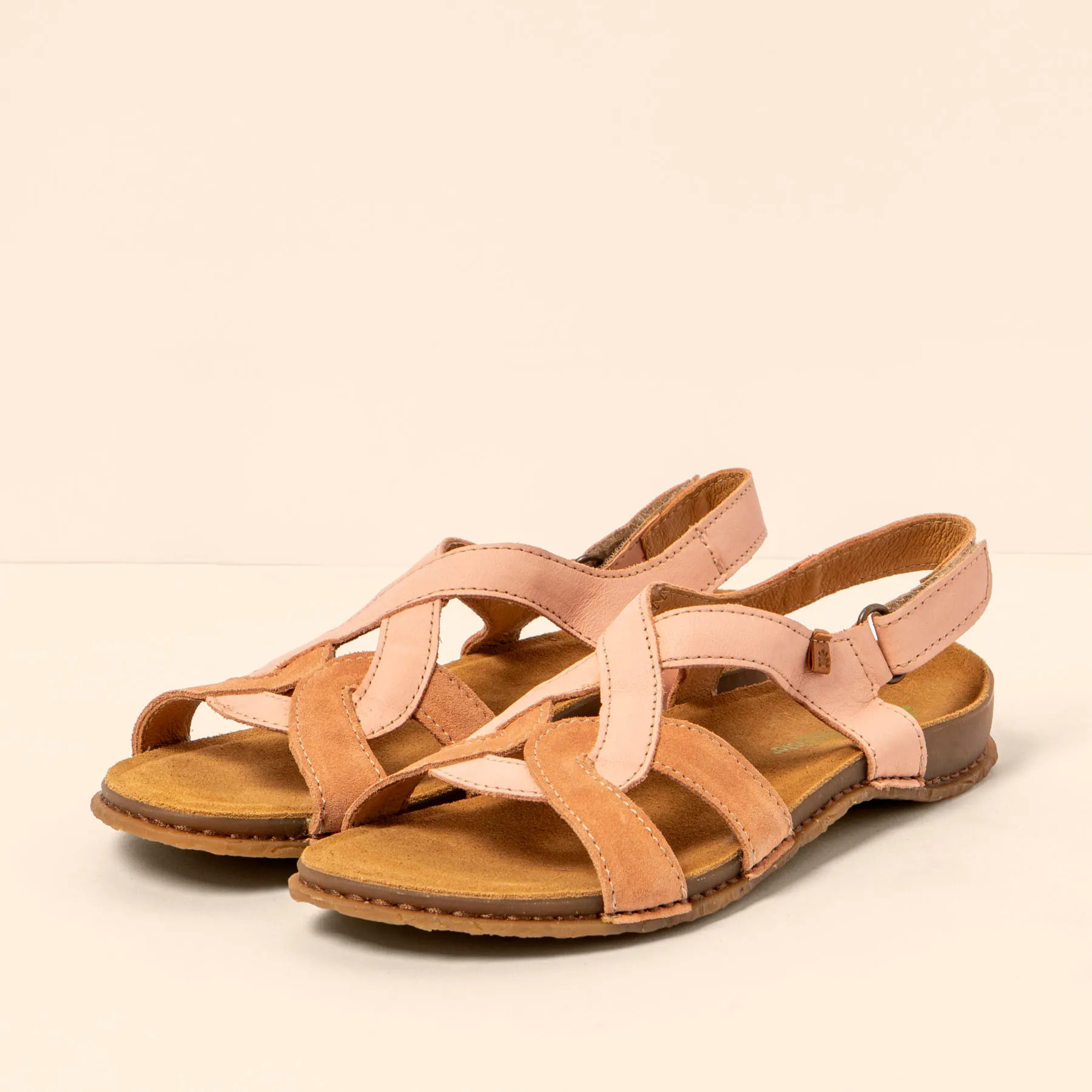 Sandalias N5819 SOFT NAPPA-SILK SALMON /PANGLAO color Salmon