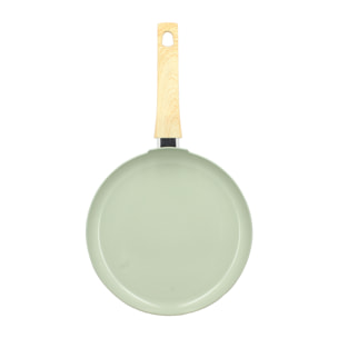 Crêpière 26cm avec revêtement céramique céladon - tous feux COLORAMA