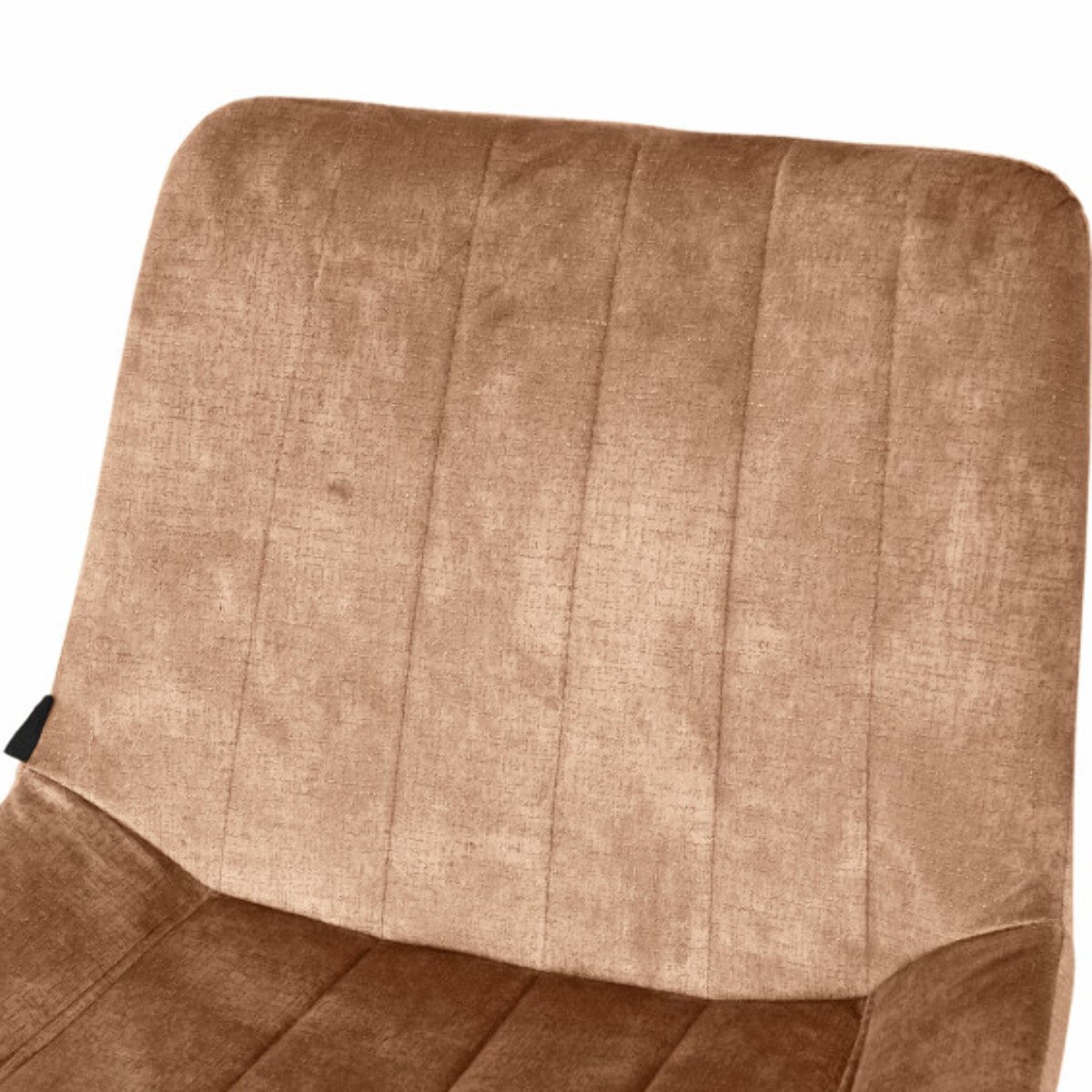 Tabouret de bar rembourré et capitonné en velours - EMMA 2