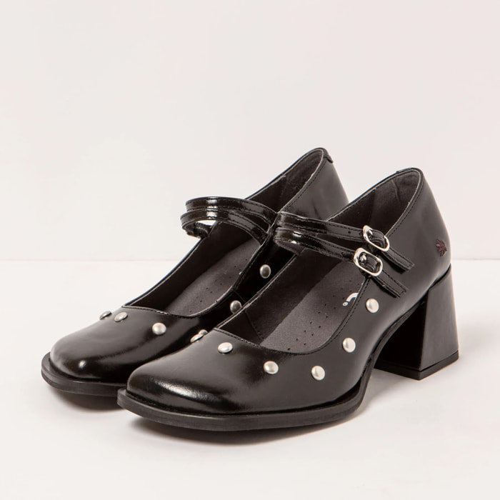 Zapatos 1704S NAPPA SHINNY BLACK / VERONA color Black