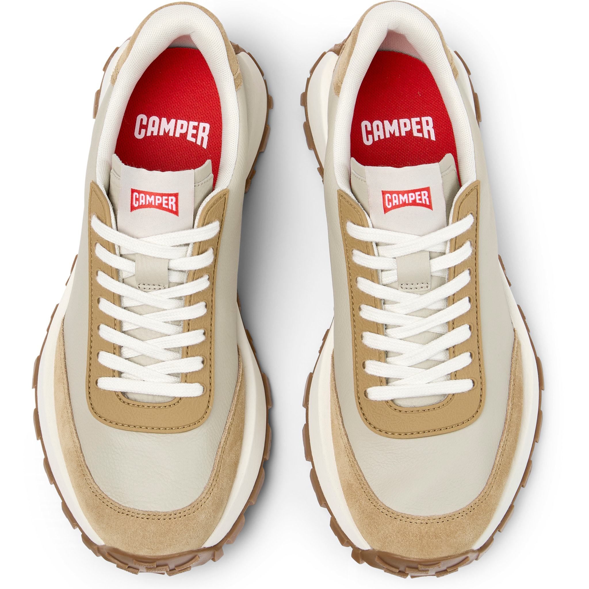 Sneakers - CAMPER Drift Trail - Beige - Pelle liscia