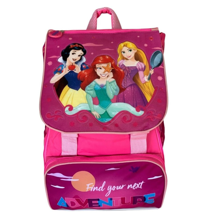 Zaino Scuola Estensibile Principesse Disney Lei Disney Rosa