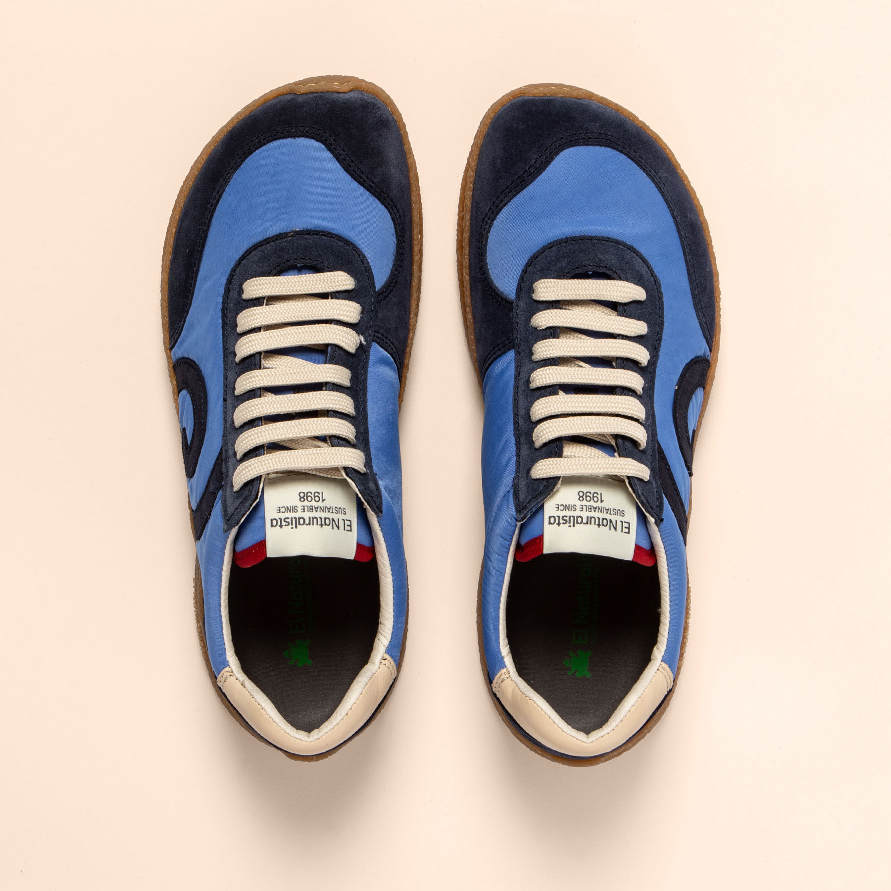 Zapatos N5435A MULTI MATERIAL DENIM/OROEL color Denim