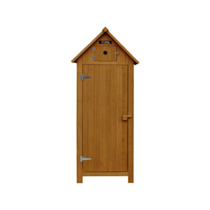 Armoire de jardin "Cabanon" - 77 x 54.5 x 179 cm - Marron