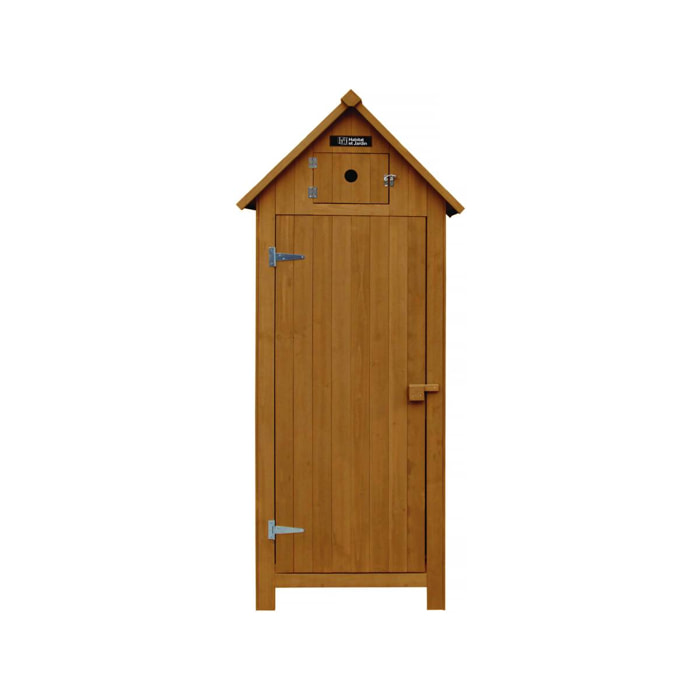 Armoire de jardin "Cabanon" - 77 x 54.5 x 179 cm - Marron