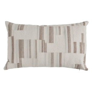 Coussin Calix beige lin 50x30cm