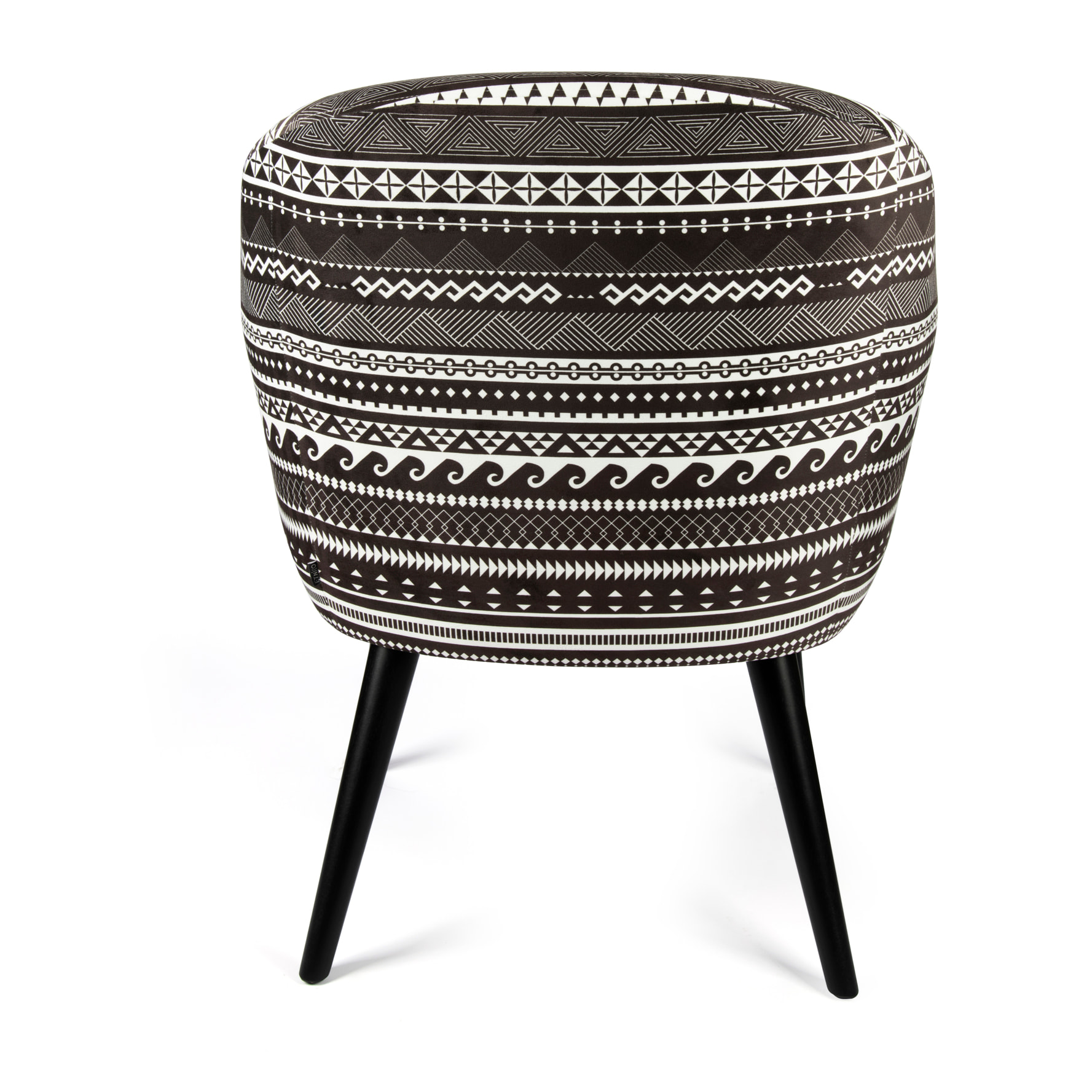 Poltrona Excelsa Etnico in poliestere e multistrato 70,5x65x83 cm multicolore