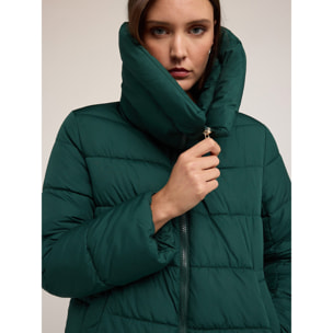 Motivi - Piumino pesante con collo alto - Verde