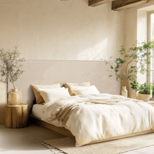 ARTHUR - Tête de lit rembourrée pour lits 140/160cm couleur lin