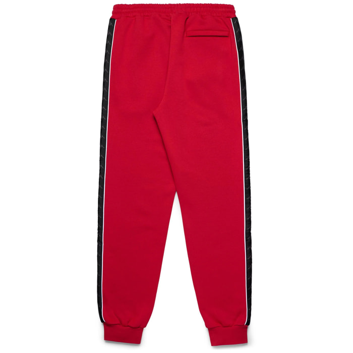 Pantaloni Kappa Uomo 222 Banda Alanz 4 Rosso