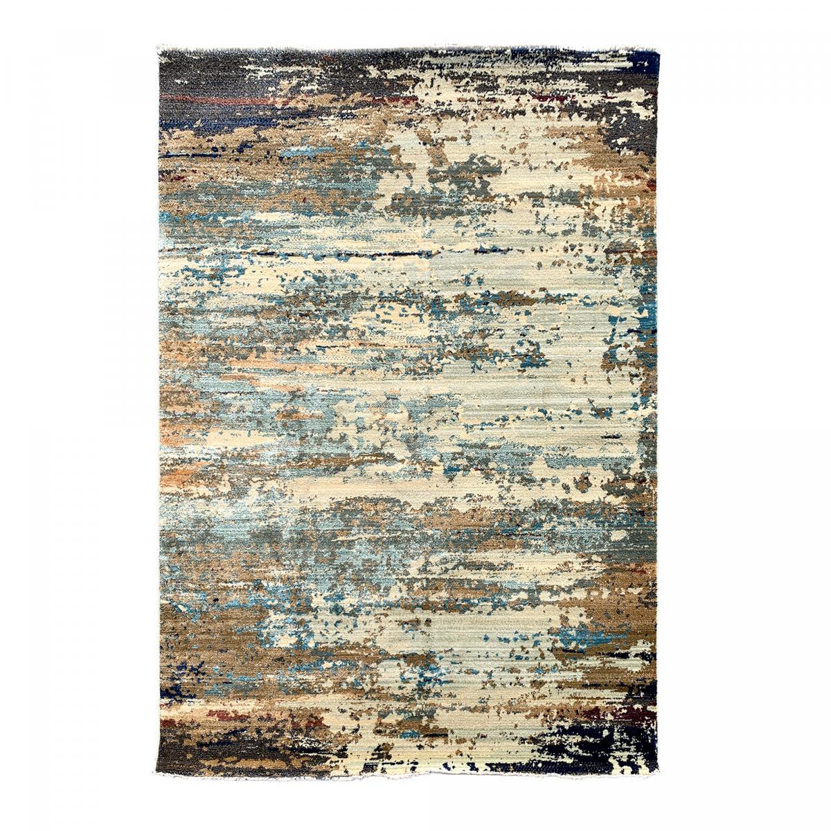 Tapis salon et chambre tissé motif abstrait DEJO