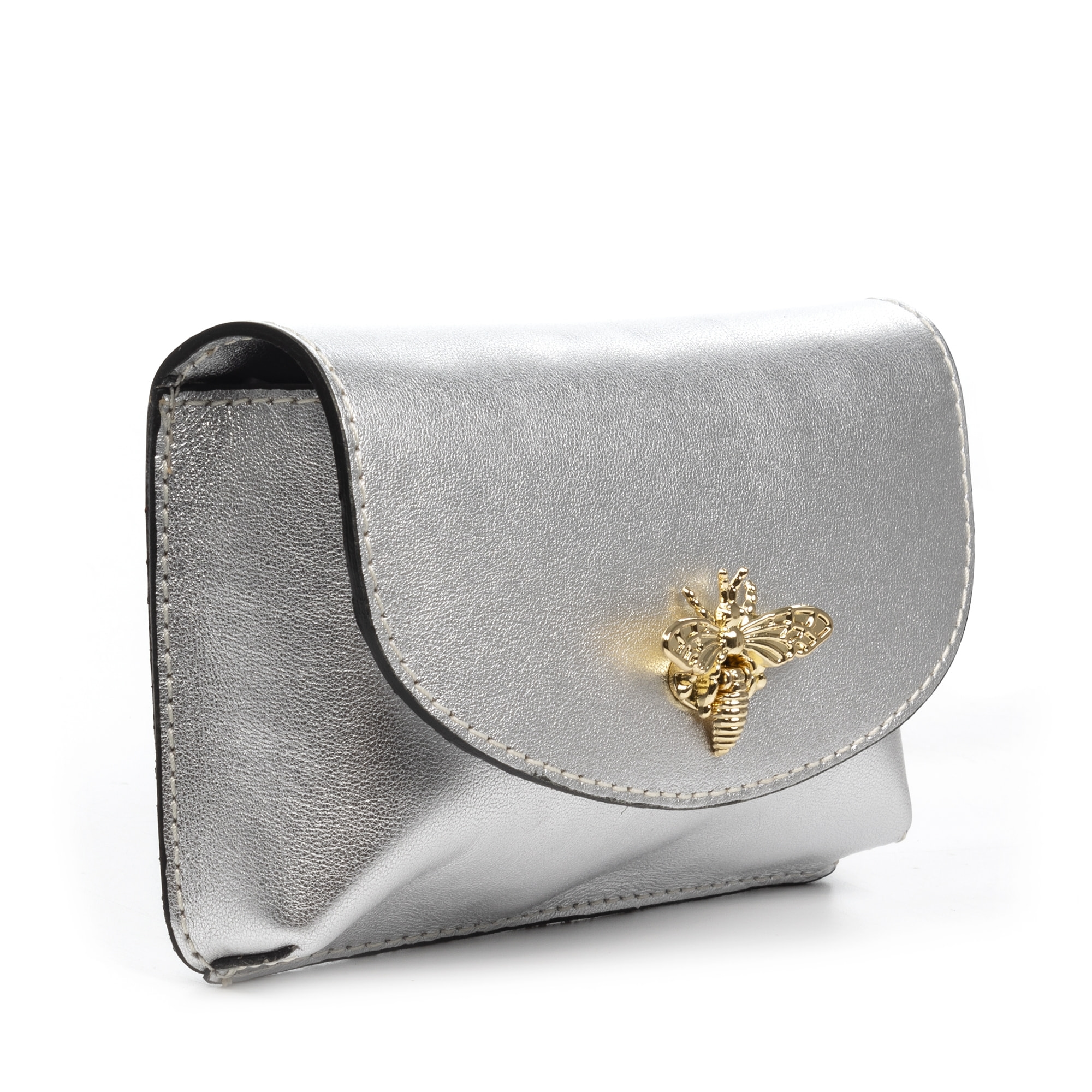 FIRENZE ARTEGIANI Borsa a mano da donna Aquilonia. Vera pelle con finitura scamosciata laccata.