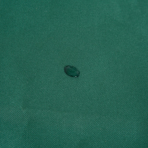 Funda para Muebles de Jardín Exterior 222x155x67 cm Funda Mesa Exterior Protectora Impermeable Anti-UV Antipolvo para Terraza Patio Verde Oscuro