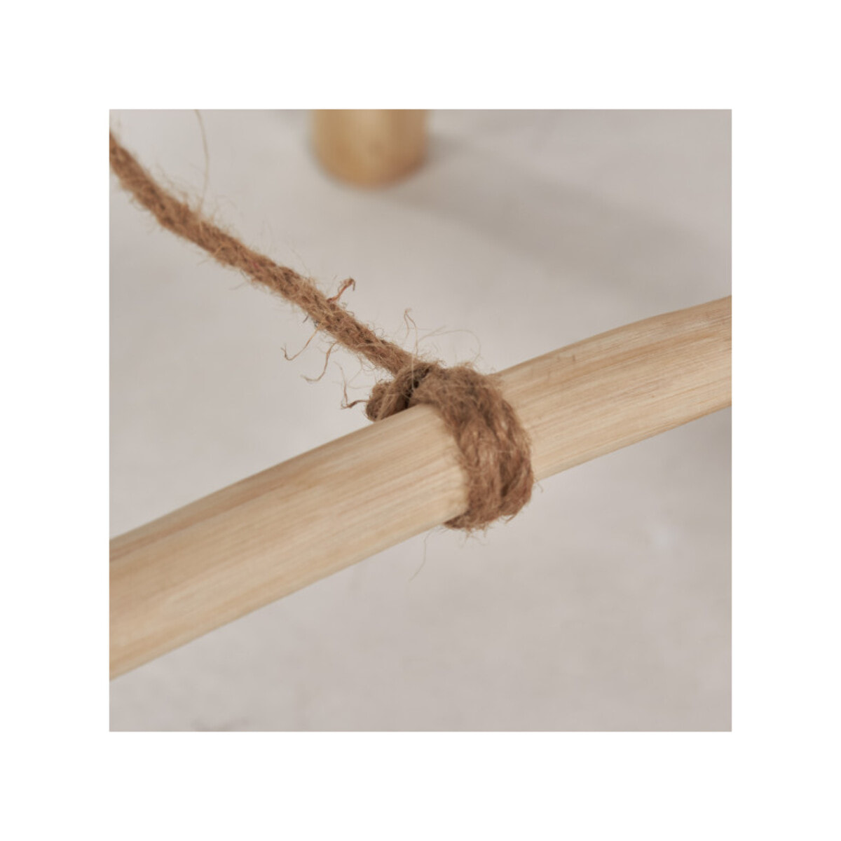 Échelle porte-serviettes en teck clair 3 niveaux H. 102 cm – RUBI