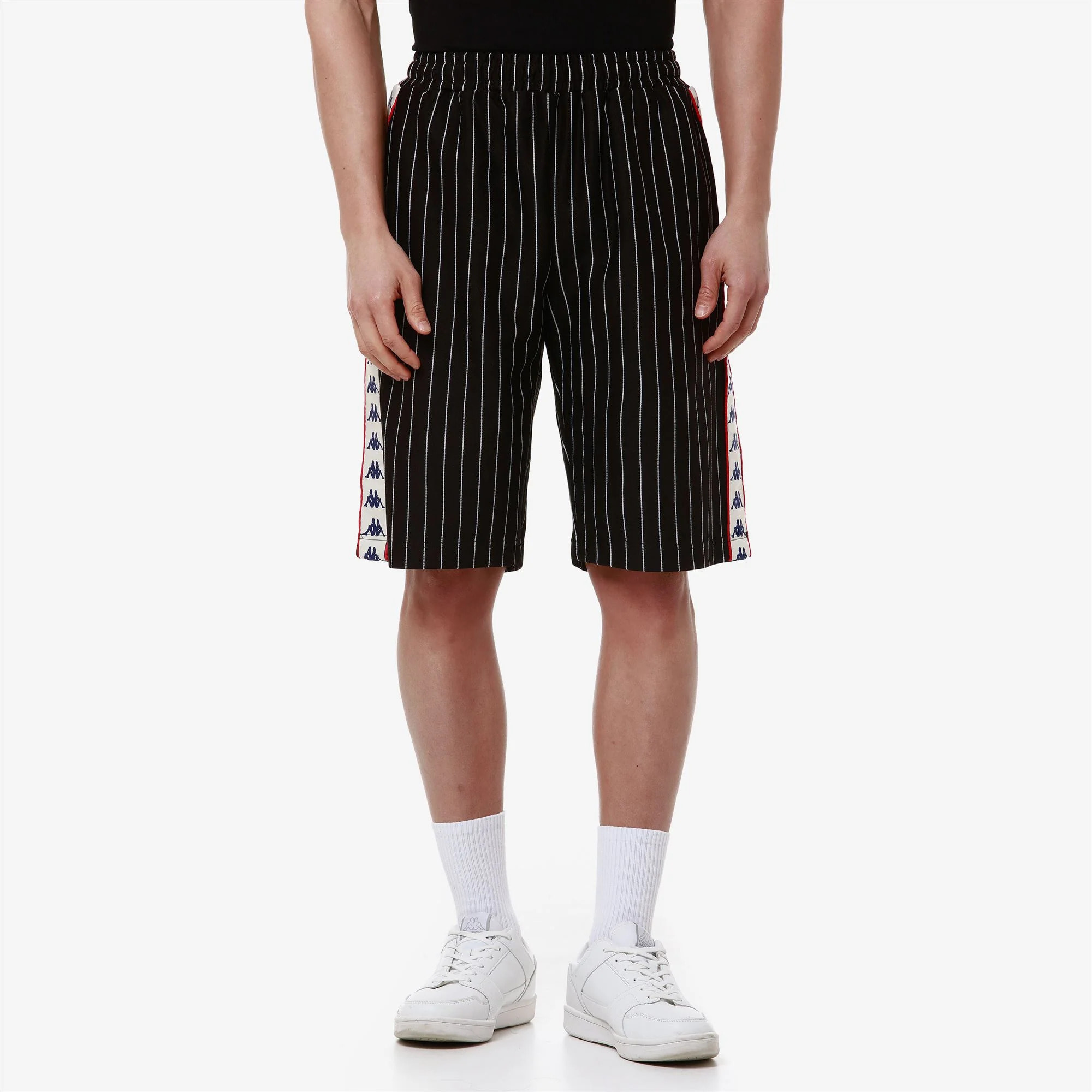 Kappa - Pantaloncini Uomo Nero - 222 BANDA LULLO