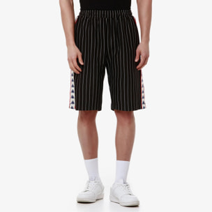 Kappa - Pantaloncini Uomo Nero - 222 BANDA LULLO