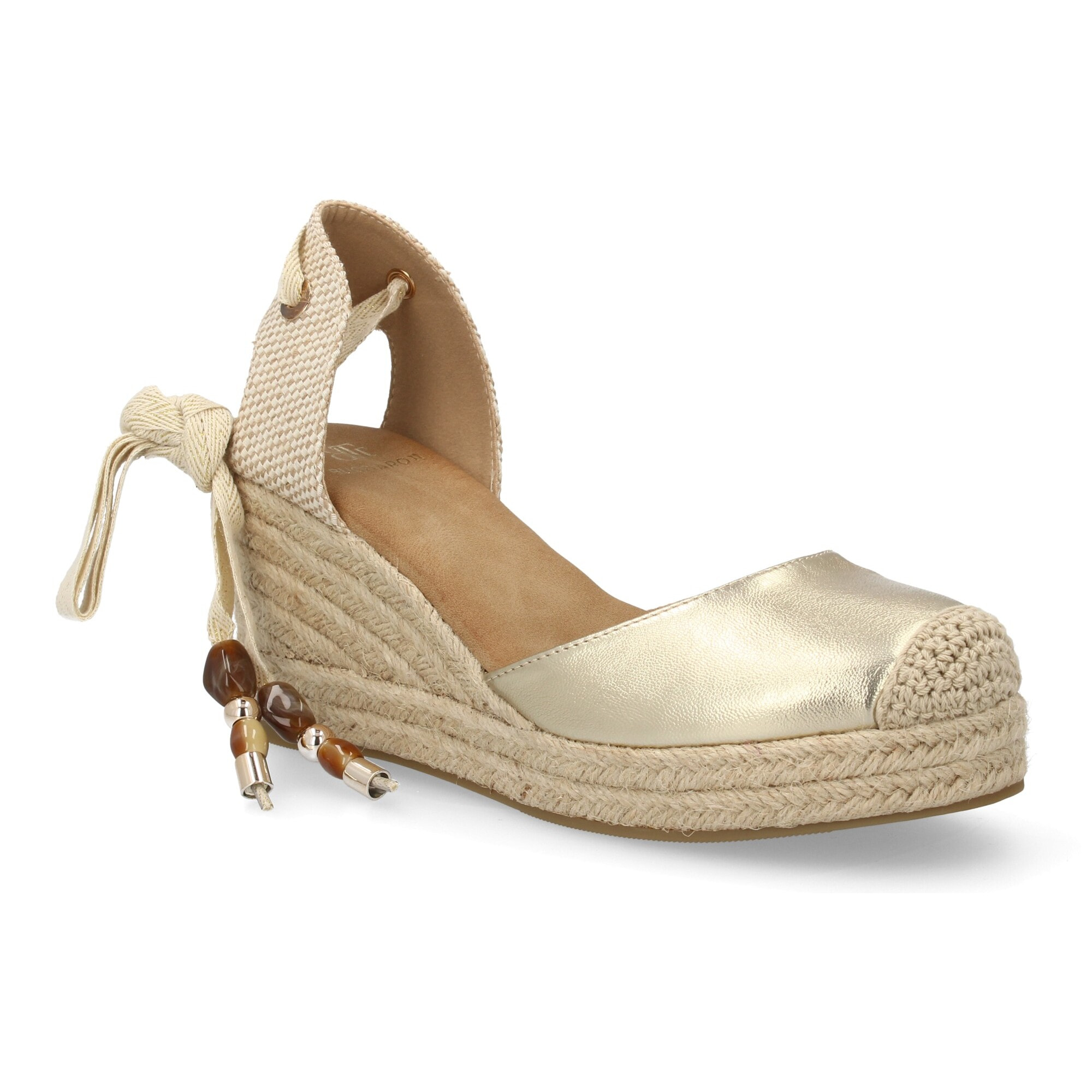 Sandalia valenciana cuña yute para mujer