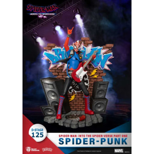 Marvel D-Stage PVC Diorama Spider-Man: Across The Spider-Verse Part One-Spider-Punk 15 Cm Beast Kingdom Toys