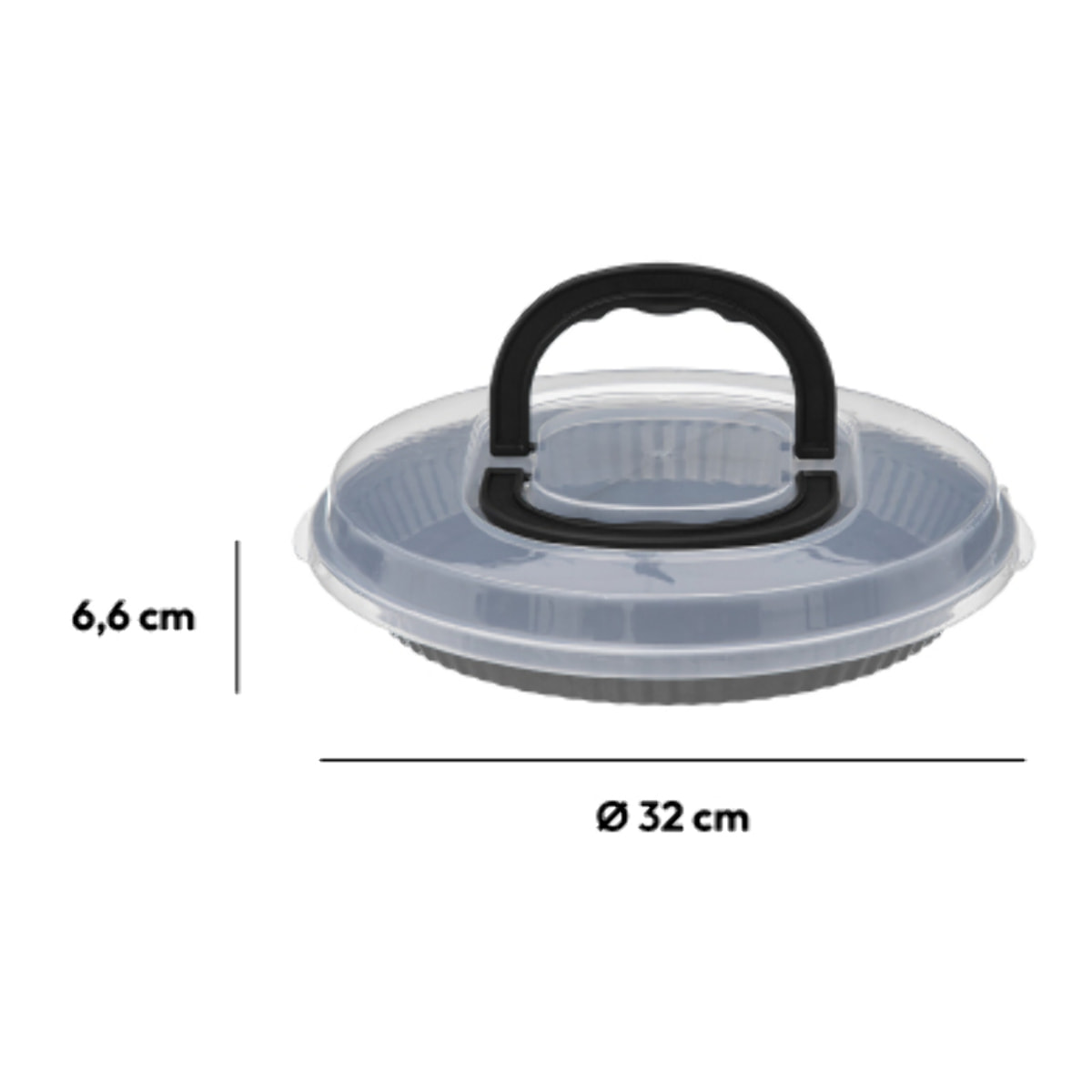 Moule à tarte 32cm avec couvercle TakEat