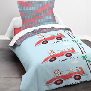 Parure de lit enfant 100% coton - nice day