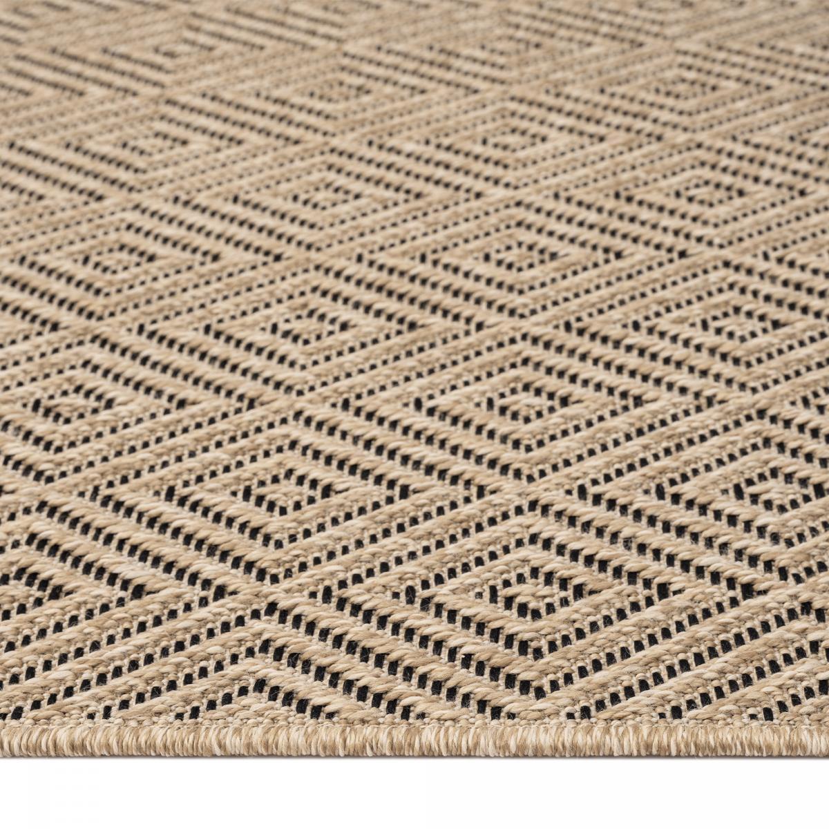Tapis extérieur intérieur NOLAM aspect jute ton sur ton