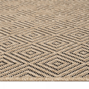 Tapis extérieur intérieur NOLAM aspect jute ton sur ton